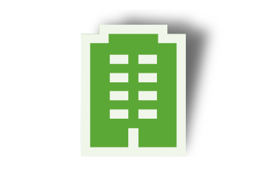 digitale Verwaltung für Unternehmen entdecken Gebäude als Icon