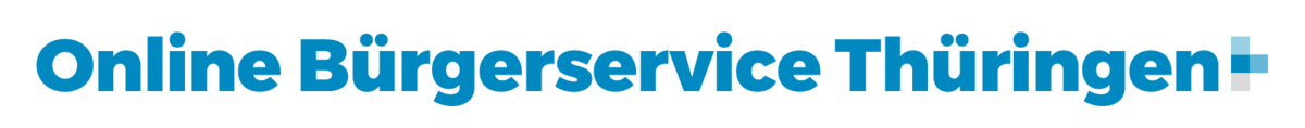 Schriftzug und Link zum Online Bürgerservice Thüringen