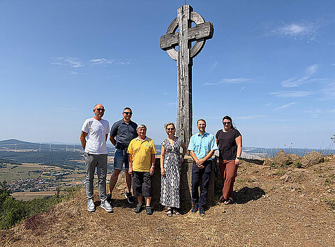 Gruppenfoto auf dem Oechsenberg