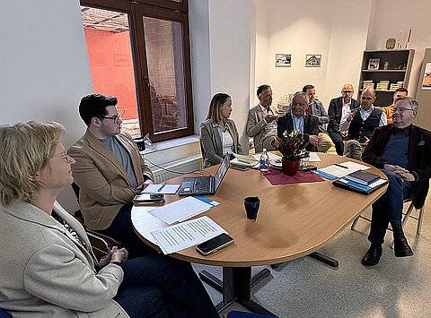 Gesprächsrunde mit Finanzministerin Katja Wolf, Vertretern von Städten, Gemeinden aus Westthüringen, Verwaltungsgemeinschaft Hainich-Werratal und dem Wartburgkreis