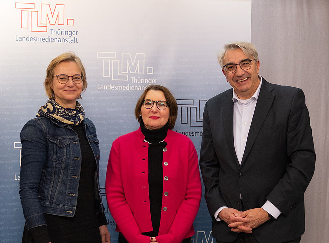 Katja Wolf, Dr. Ute Zacharias und Jochen Fasco