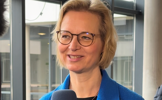 Finanzministerin Katja Wolf im Interview
