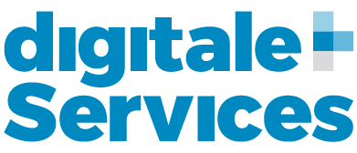 Schriftzug digitale Services