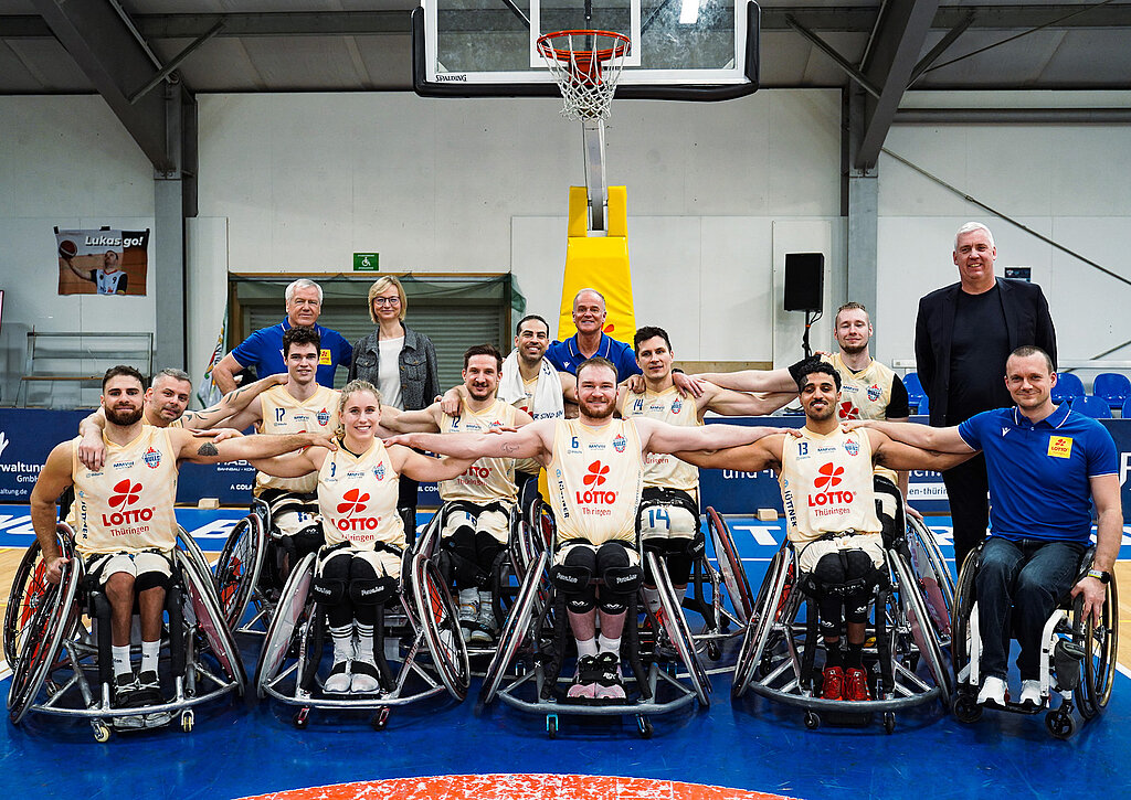 Mannschaftsbild der Thuringia Bulls